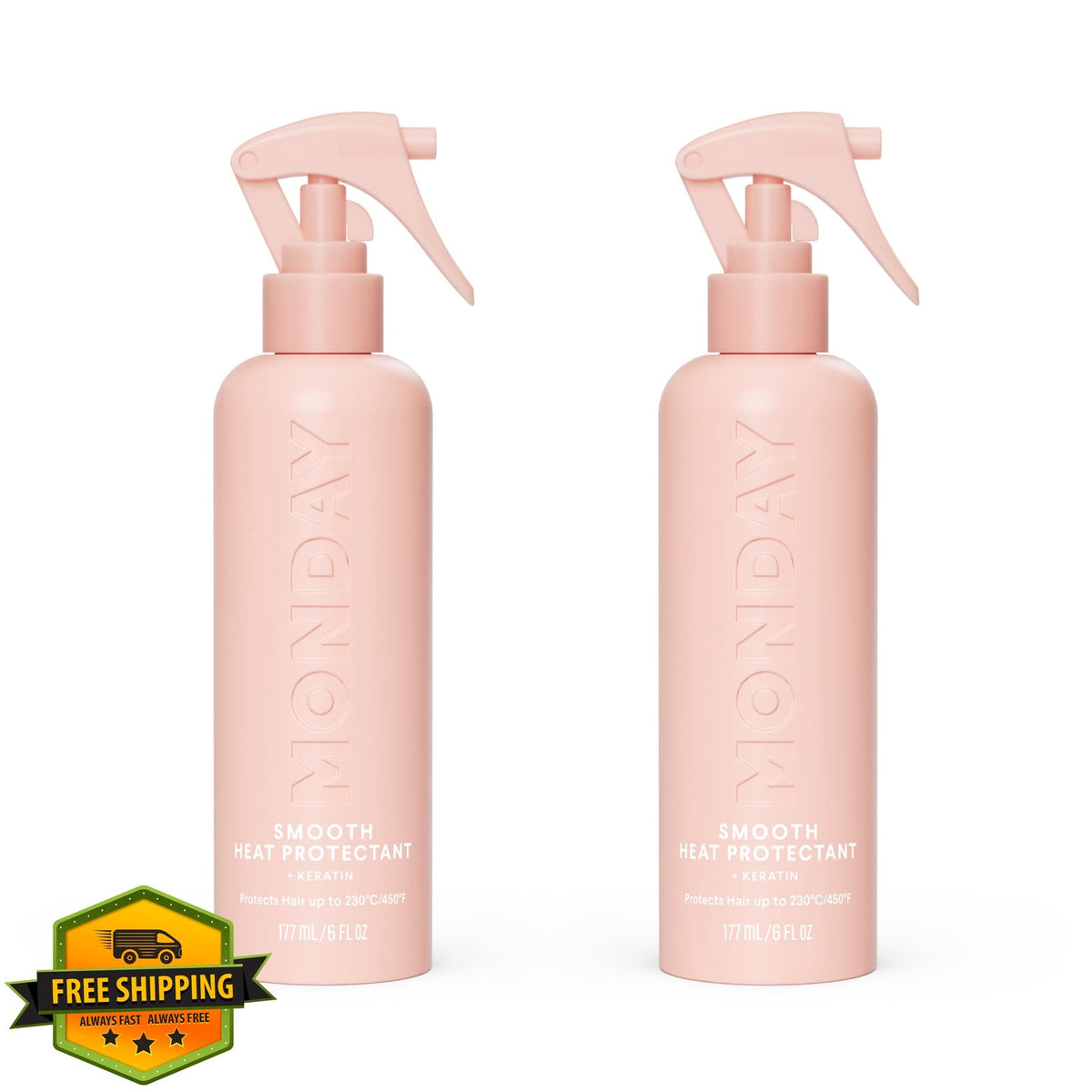 Keratin Heat Protectant Spray 6oz - Pack of 2