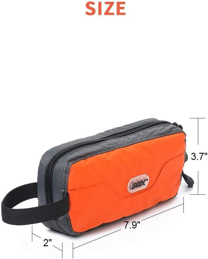 Water-Resistant Travel Organizer Bag for Toiletries - 7.9 Inches