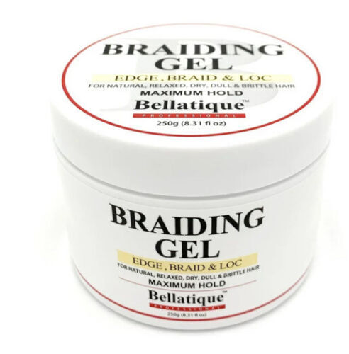 Maximum Hold Edge Braid & Loc Gel - Multiple Sizes for Hair Styling