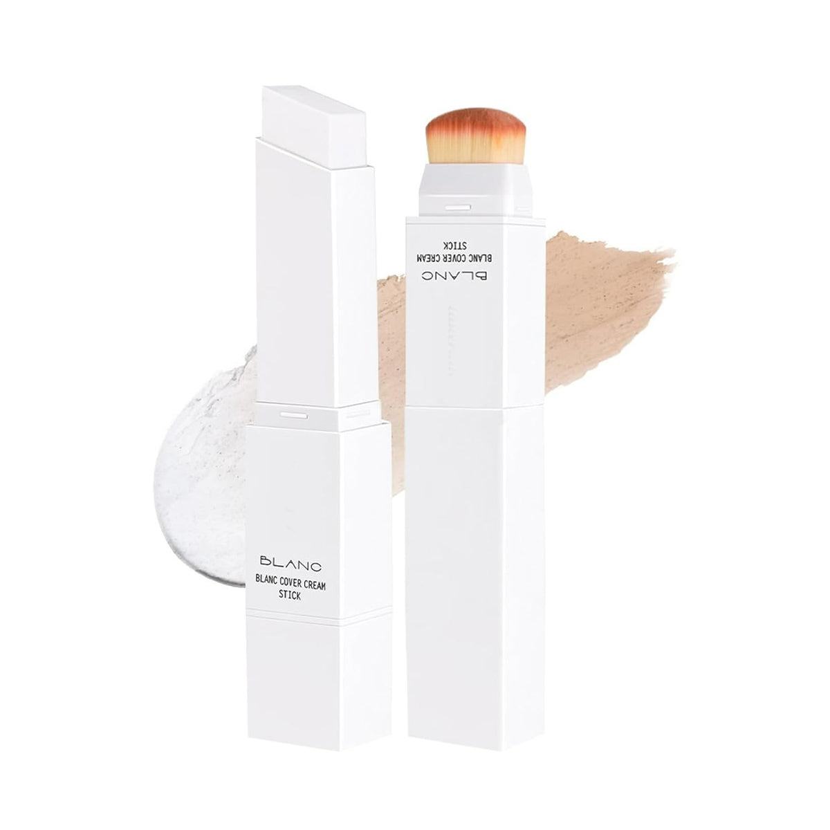 Color Changing Foundation Stick with Dual-Ended Applicator - Skin-Transforming Cream