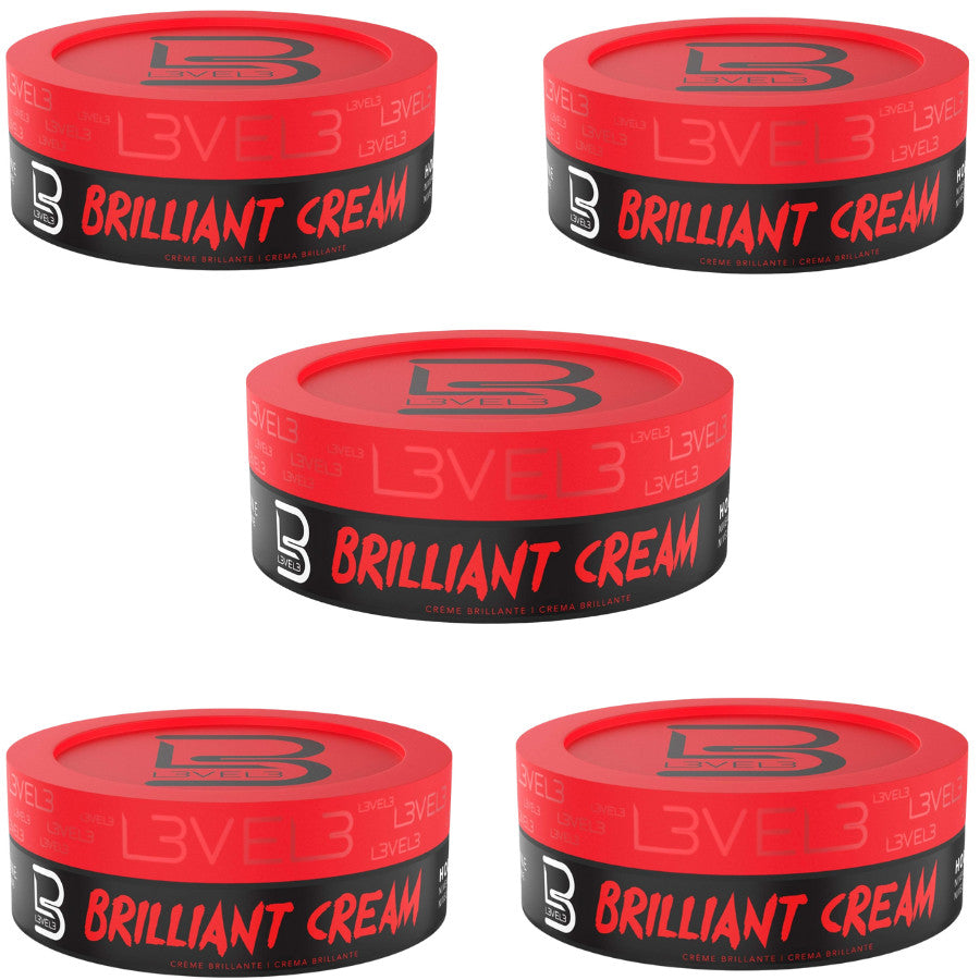 Hair Styling Cream 5 oz Pack - Light Hold & Medium Shine for All Hair Types