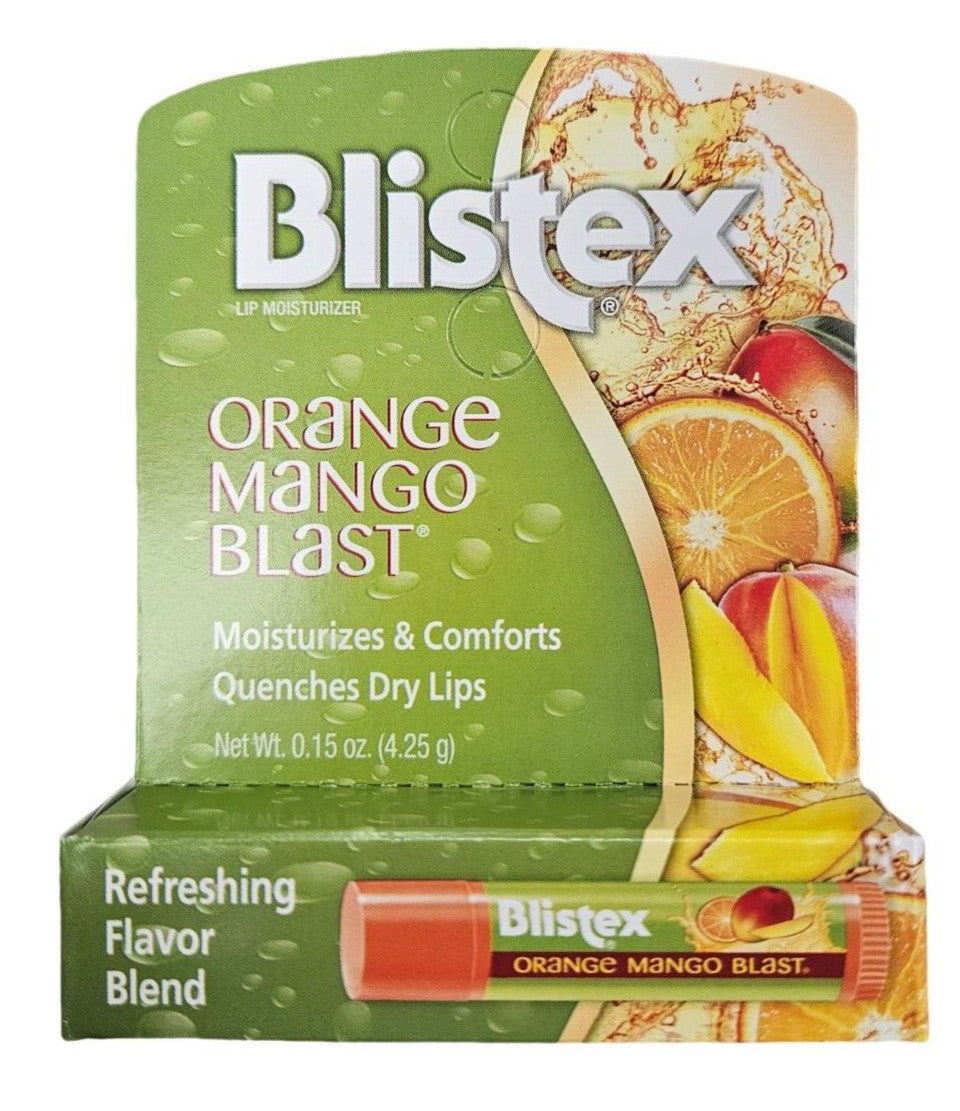 Orange Mango Blast Lip Balm Stick - Hydrating 0.15oz Lip Treatment