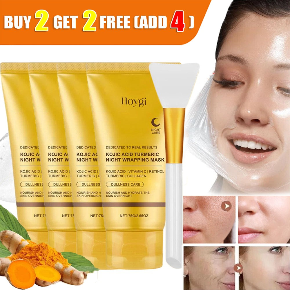 Collagen Turmeric Peel-Off Mask + Silicone Brush, 75g