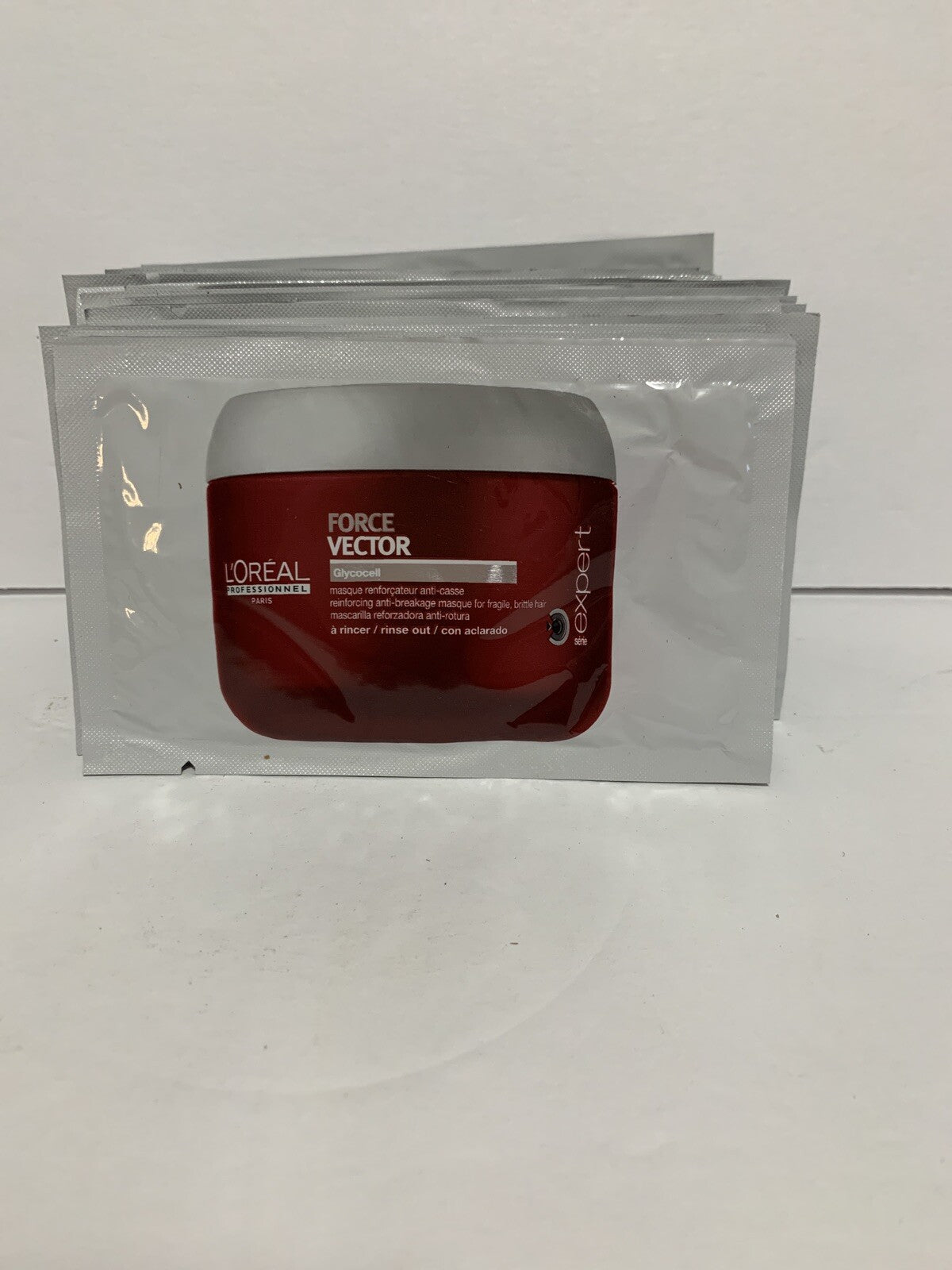 L'Oreal Glycocell Expert Force Vector Hair Mask Pack - 20 x 15ml Travel & Gym Size