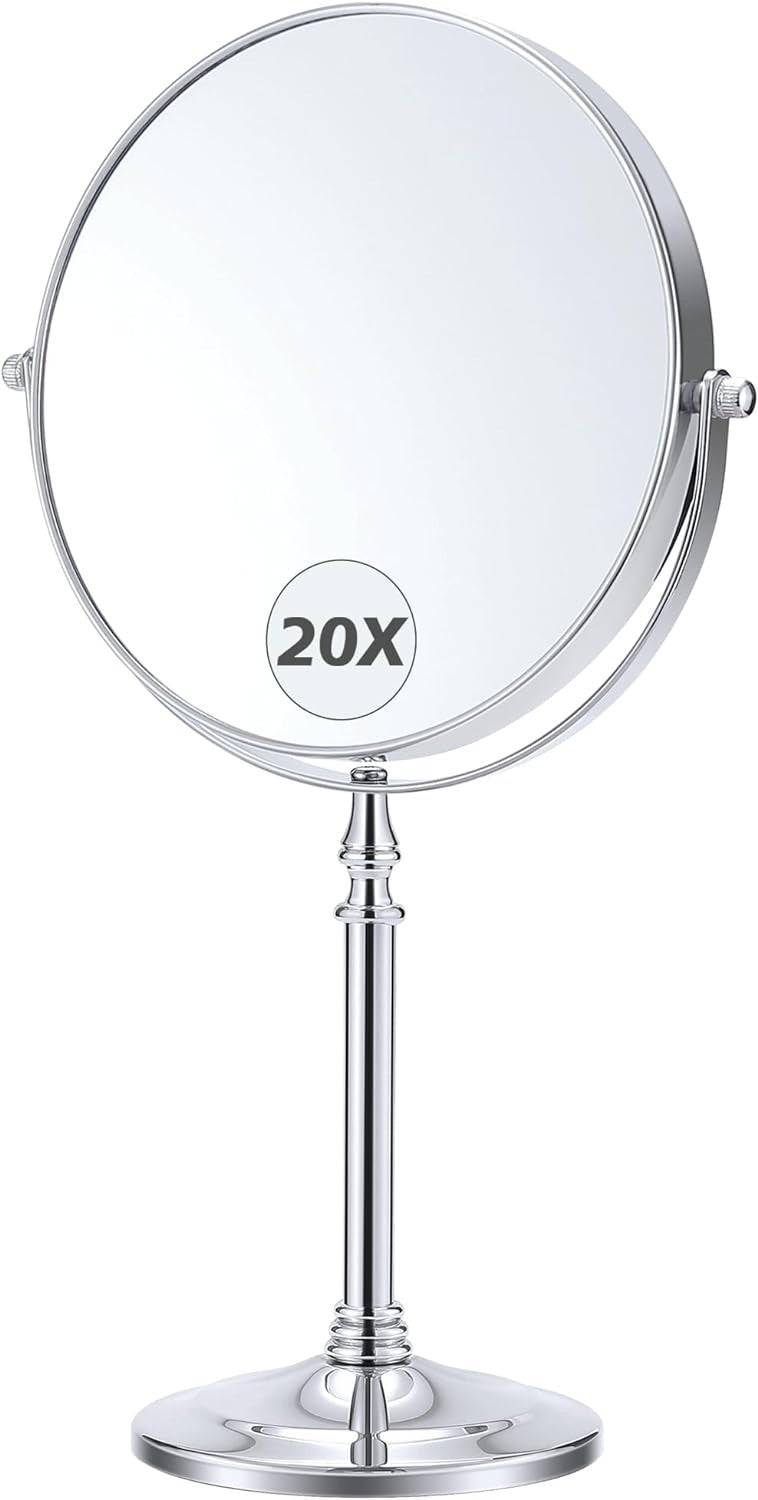 20x Magnifying Mirror with 360° Rotation - Personal Care & Makeup