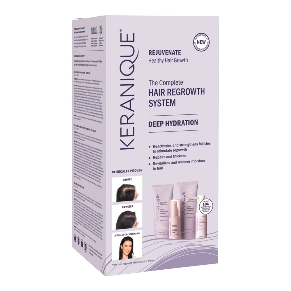 Hair Regrowth System for Women – 4-Piece Deep Hydration Kit