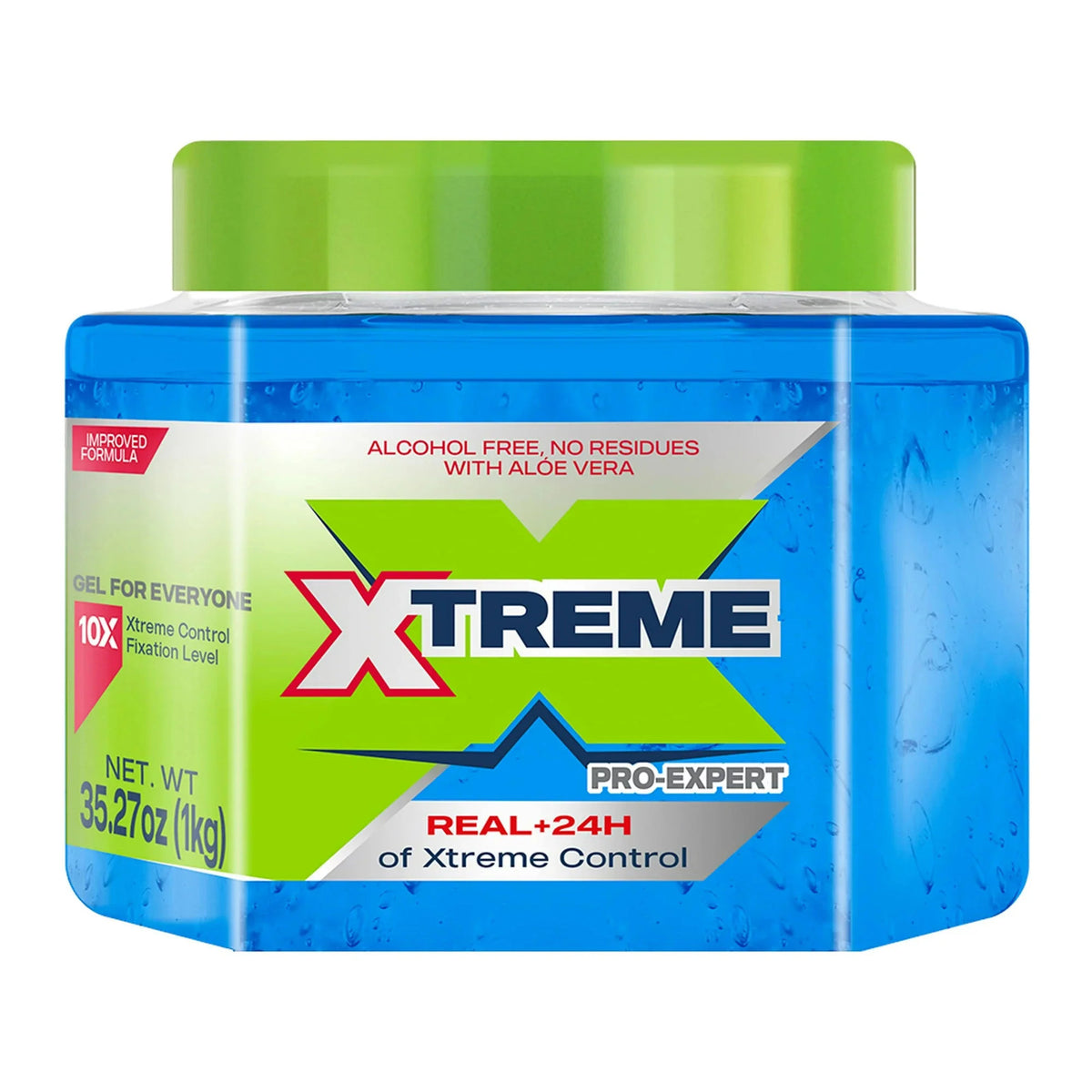 10x Hold Hair Gel - 24H Control & Conditioning - 35.27 oz (1kg)