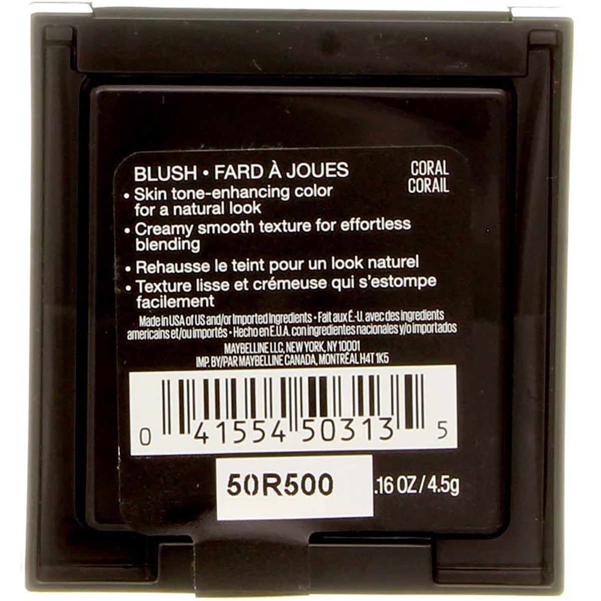 Maybelline Fit Me Blush Coral 35 - Natural Finish, Seamless Blend, 0.16 oz