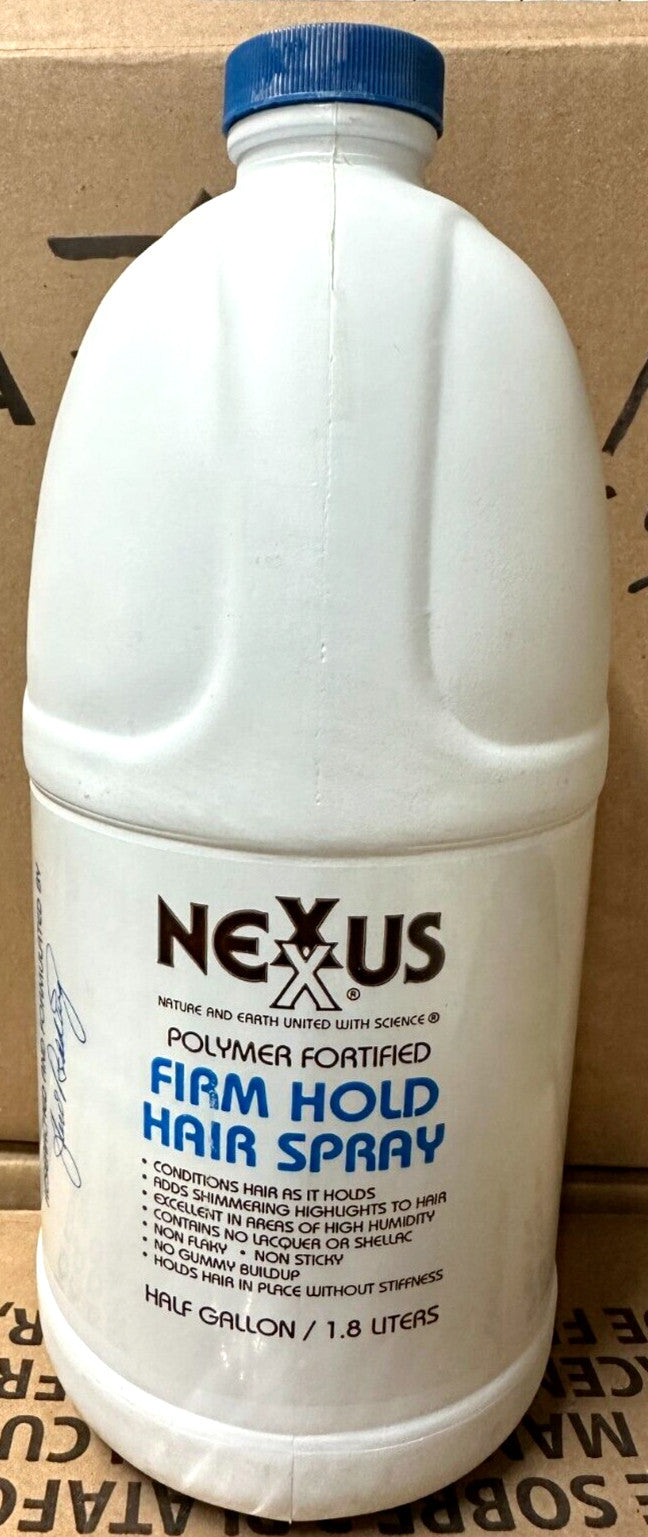 NEXXUS Firm Hold Hair Spray 1.9L / Half Gallon Salon-Quality Hair Styling