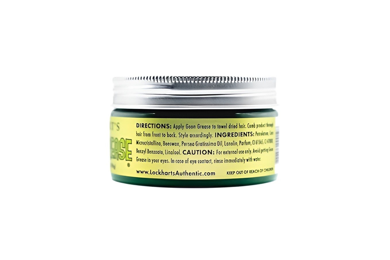Heavy Hold Hair Pomade with High Shine - Lemon Scent, 3.4 oz