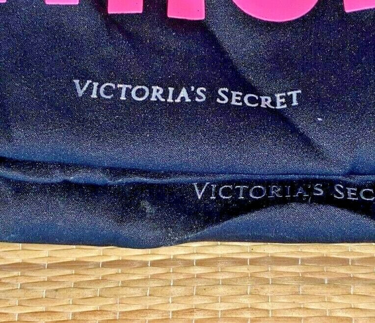 Victoria's Secret Trick or Treat Gift Bags - Black Drawstring Halloween Bags, 5x6 Inches, Pack of 35