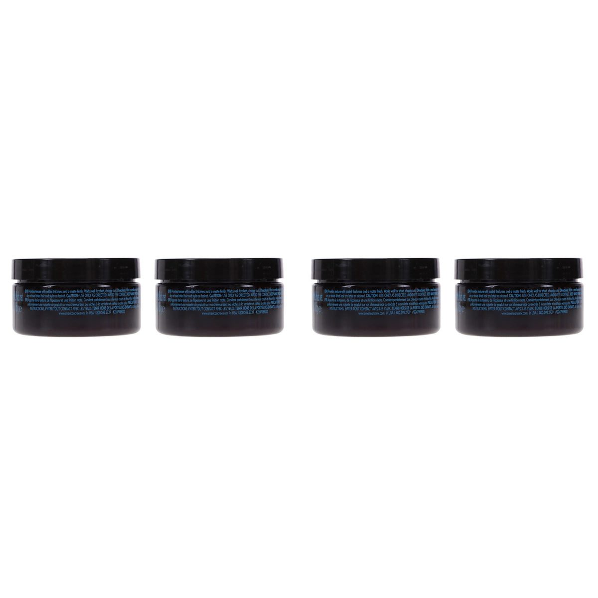 American Crew Fiber 3 oz – 4 Pack, High Hold Matte Finish Hair Wax