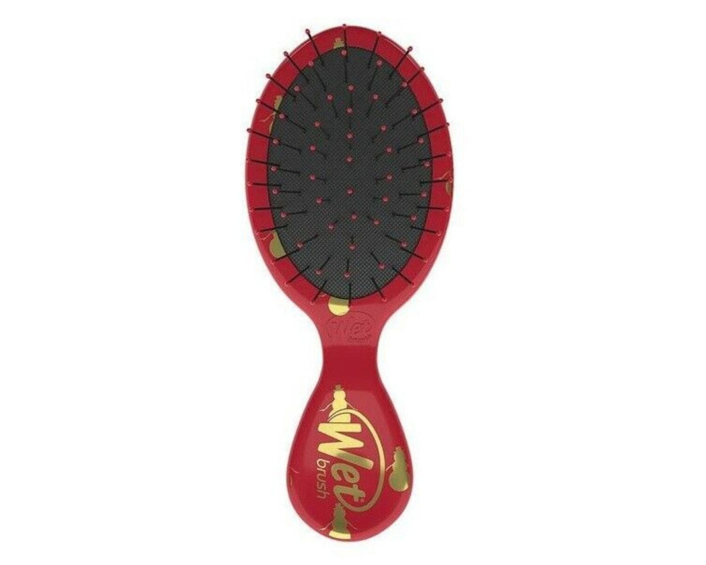 Mini Detangler Hairbrush for Wet & Dry Hair - Compact Travel Brush