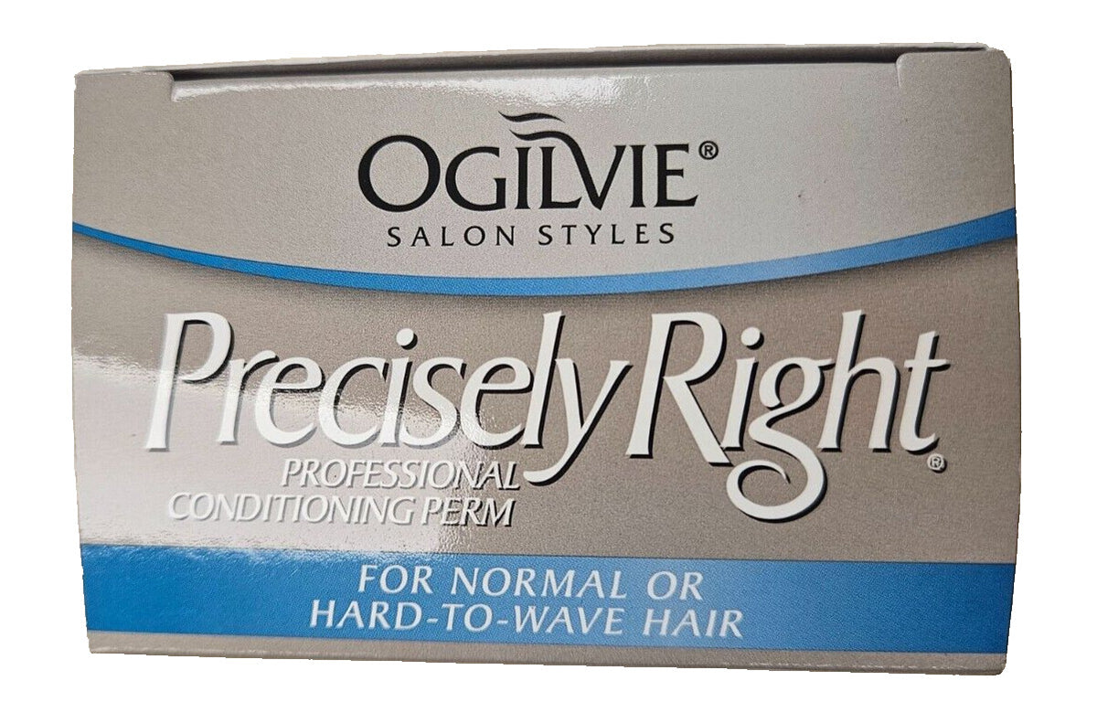 Ogilvie Precisely Right Perm Kit for Normal & Hard-to-Wave Hair - Blue (2 Kits)