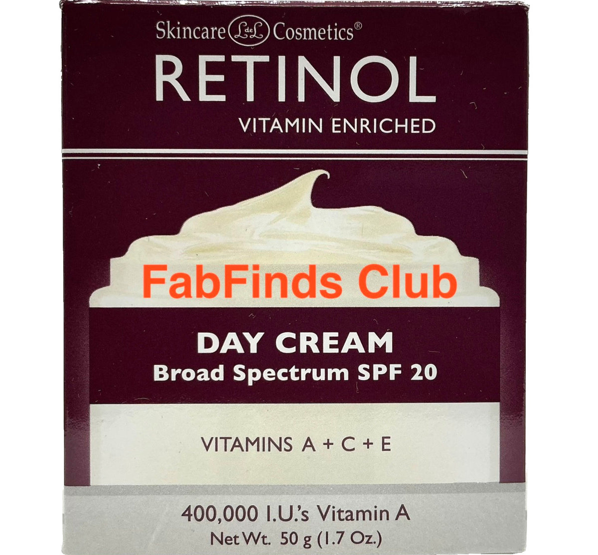 Retinol Day Cream SPF 20 Vitamin A+C+E Set - Moisturizing Anti-Aging Skincare