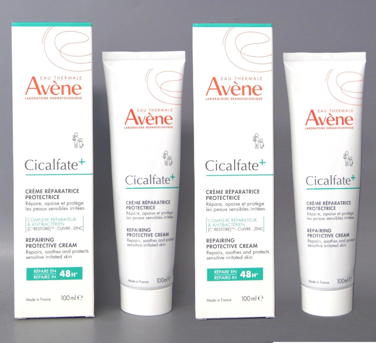 Avene Cicalfate+ Restorative Protective Cream 100ml – 2 Pack