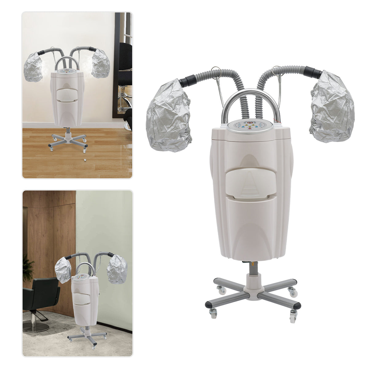 Professional Hair Steamer for Salon & Home Use - 700W Adjustable Temperature & Timer