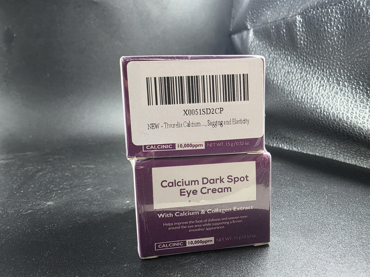 Calcium Dark Spot Eye Cream 2 Pack Anti-Aging for Dark Circles