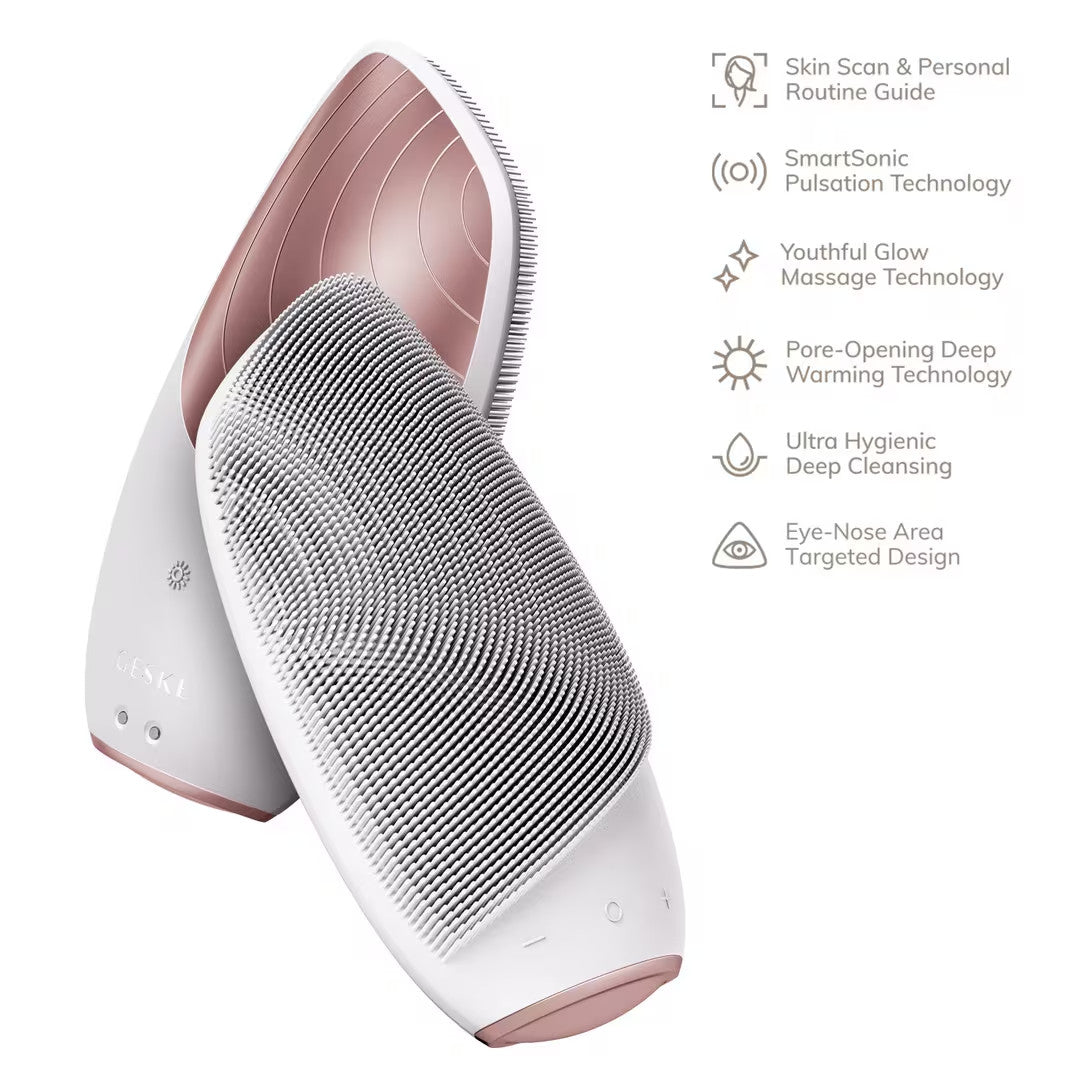 Sonic Thermo Facial Brush 6-in-1 for Deep Cleansing & Skin Rejuvenation