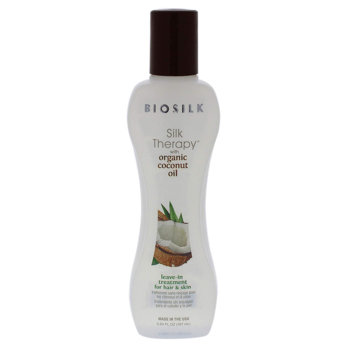 Silk Therapy Hair Leave-In Treatment with Organic Coconut Oil - 5.64 oz
