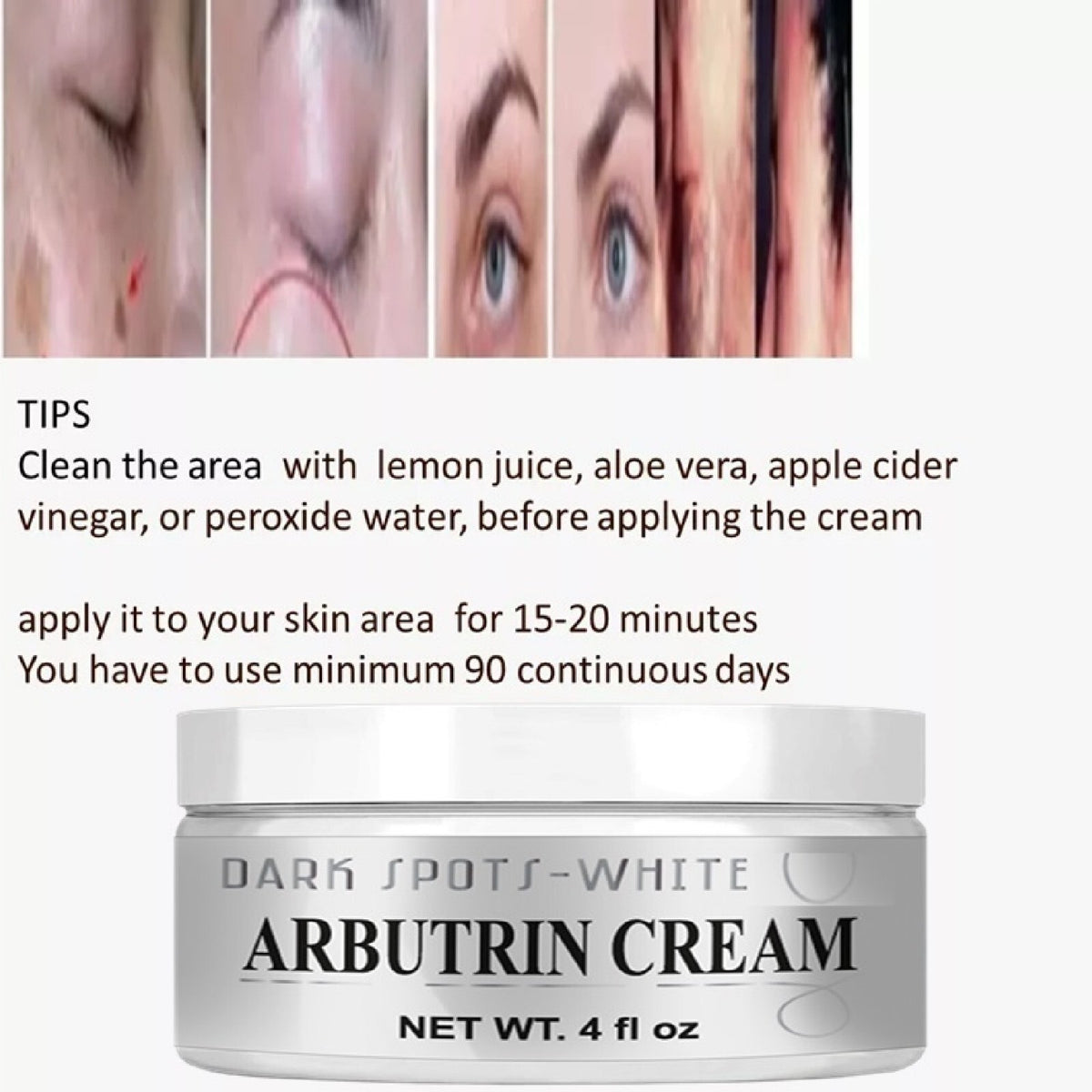 Arbutrin Radiance Cream for Dark Spots & Uneven Skin Tone - Daily Moisturizer