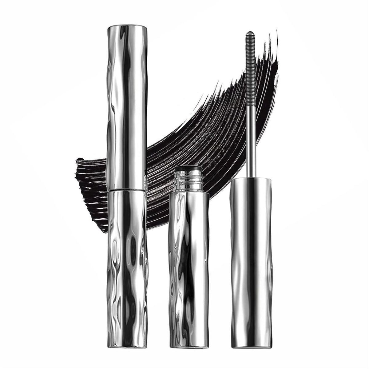 Magnetic Tubing Mascara Set - Waterproof 3D Metal Brush, Long-Lasting Volume