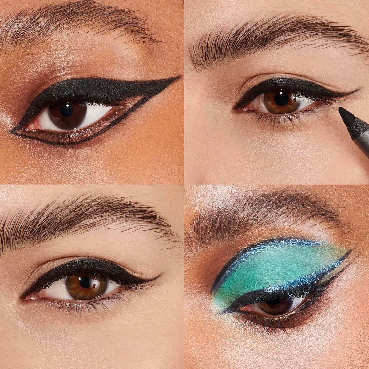 Longwear Waterproof Eyeliner Pencil - Smudge Proof Deep Black