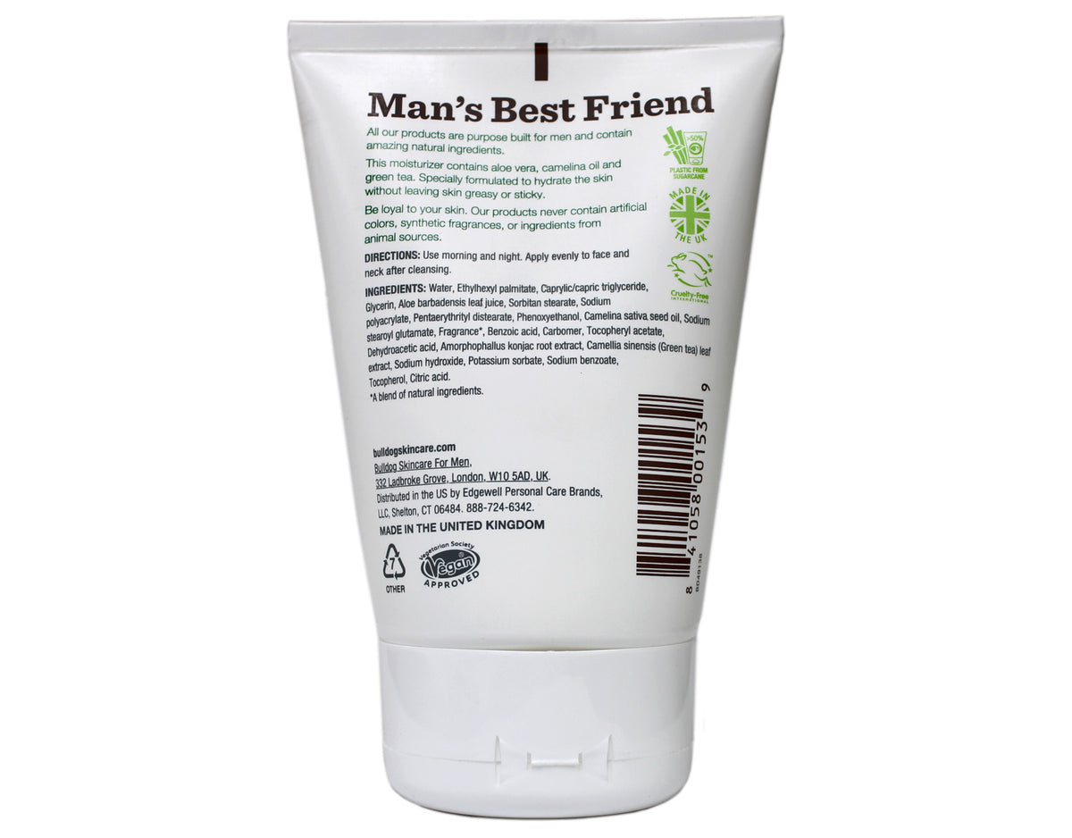 Bulldog Original Face Moisturizer with Aloe & Green Tea – 2 Pack