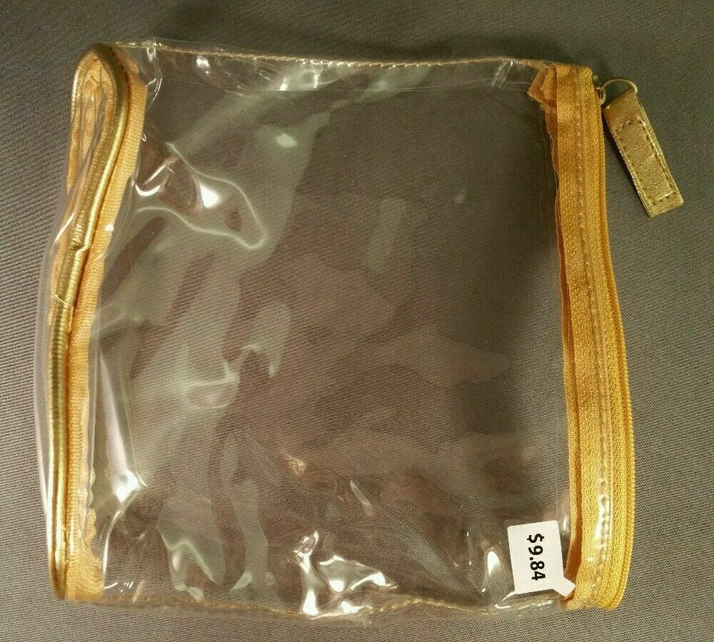Clear PVC Travel Cosmetic & Medicine Bags 5-Pack - Lightweight & Durable