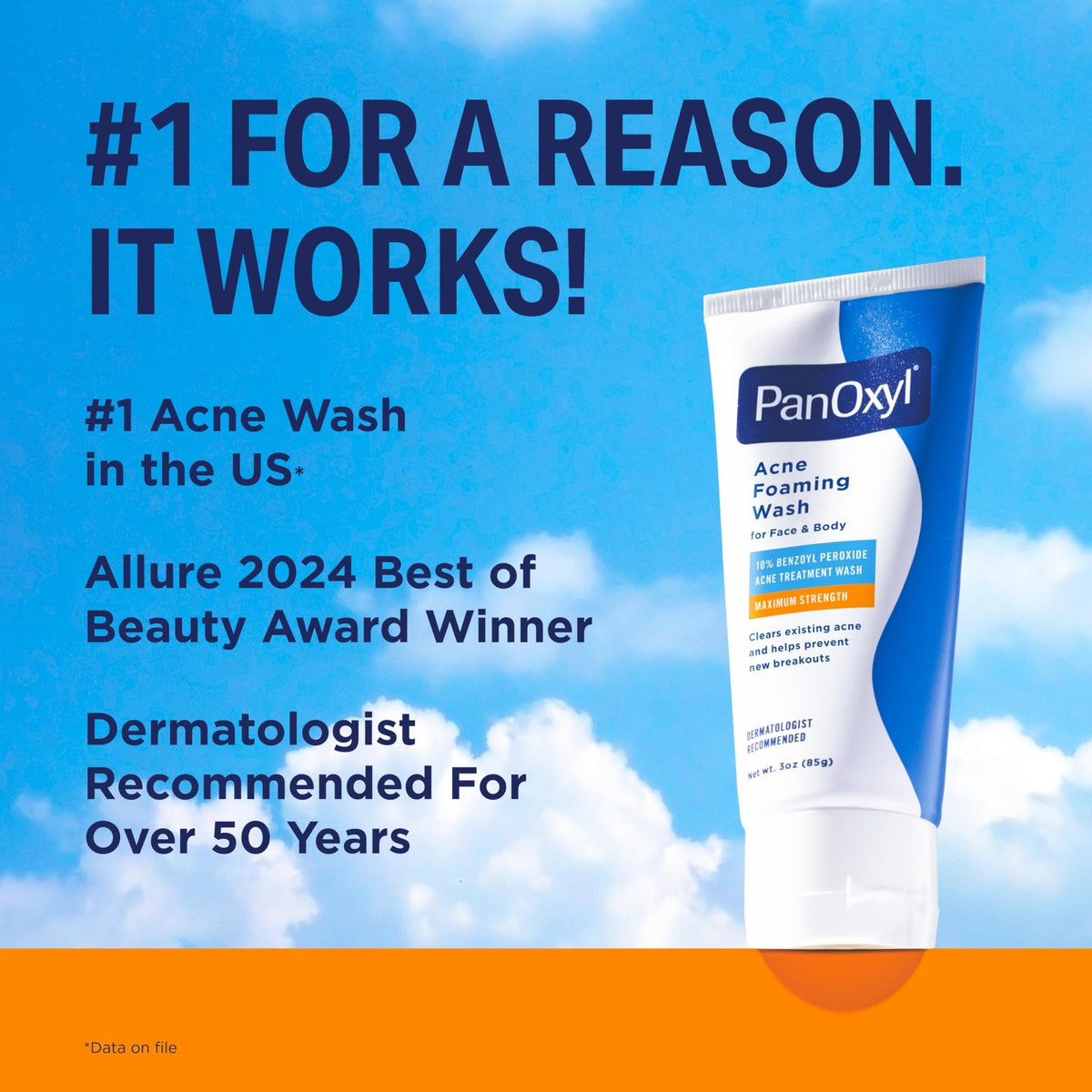 Acne Foaming Wash 10% Benzoyl Peroxide Maximum Strength