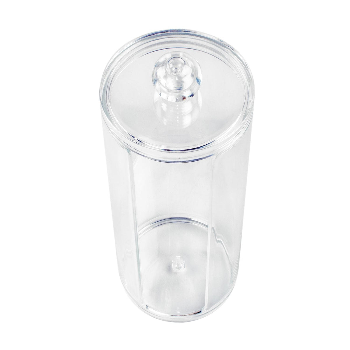 Cosmetic Cotton Pad Holder Makeup Organizer 6.5x2.5 Inch White
