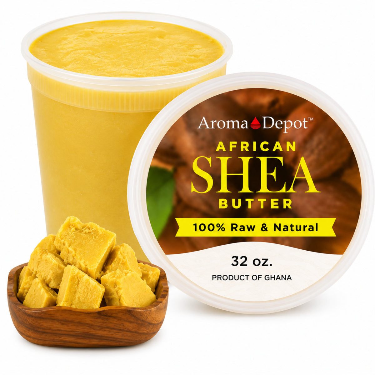 African Shea Butter 32 oz Bundle - Raw Unrefined Ghana