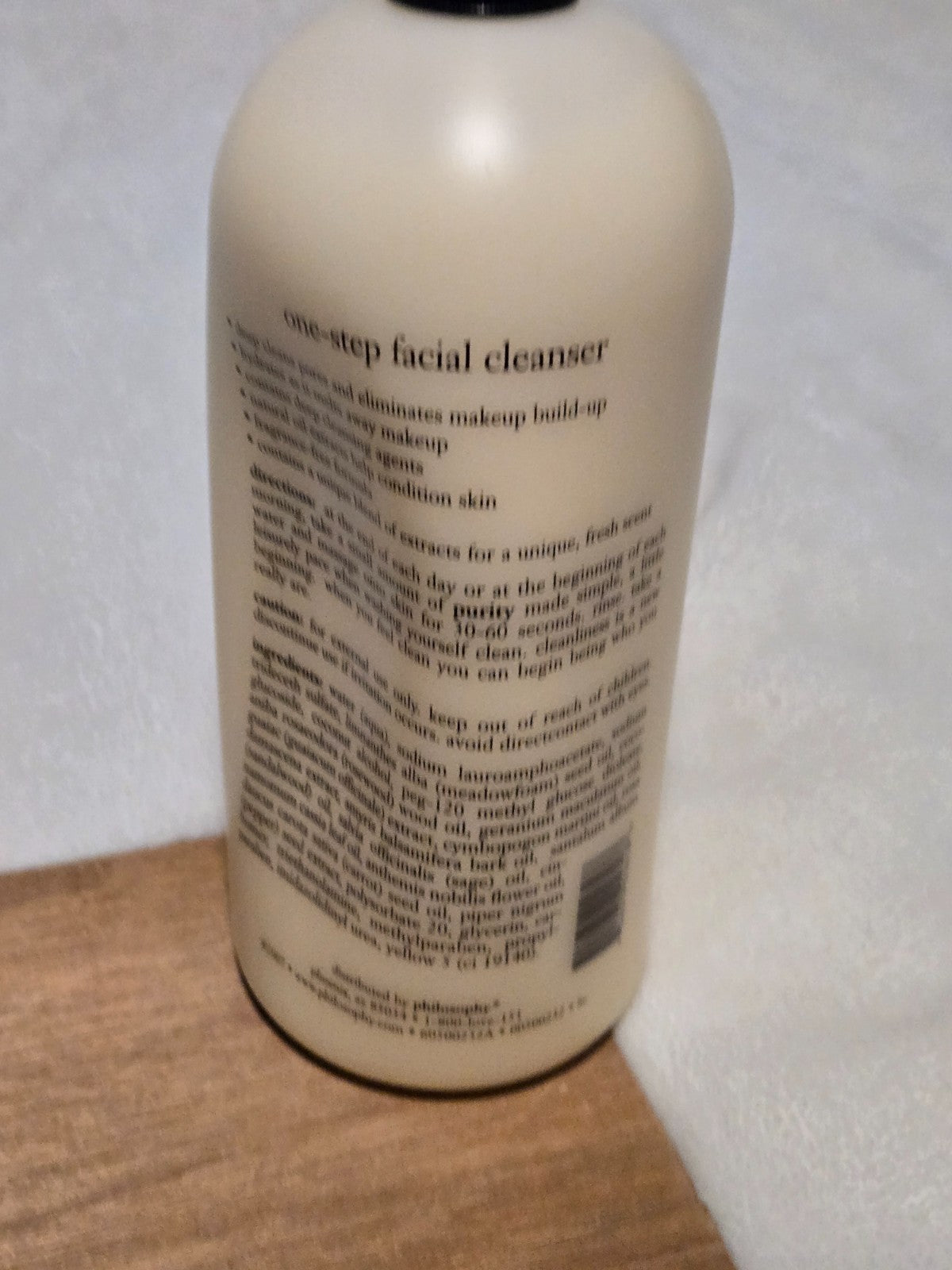 32oz Facial Cleanser with Pump - Purity Made Simple One-Step Skin Care