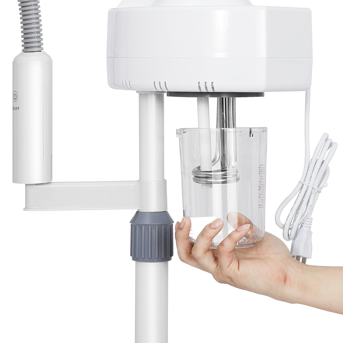 Facial Steamer with 5X Magnifying Lamp - 2 in 1 Salon Beauty Tool