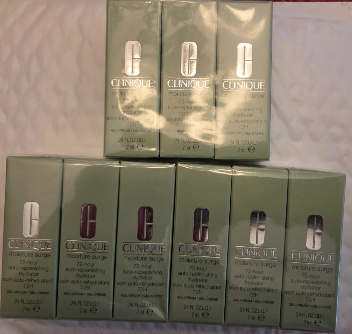 Clinique Moisture Surge 72hr Hydrator .24 oz - 9 Pack