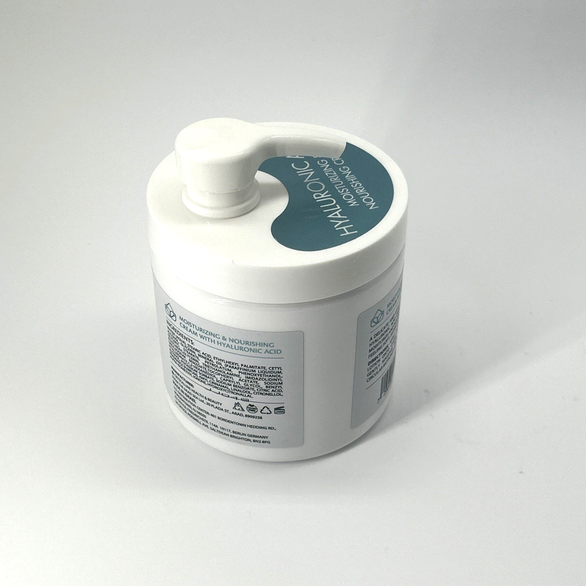 Hyaluronic Acid Anti-Aging Skin Care Cream - 16.9 oz Moisturizer for Face & Body