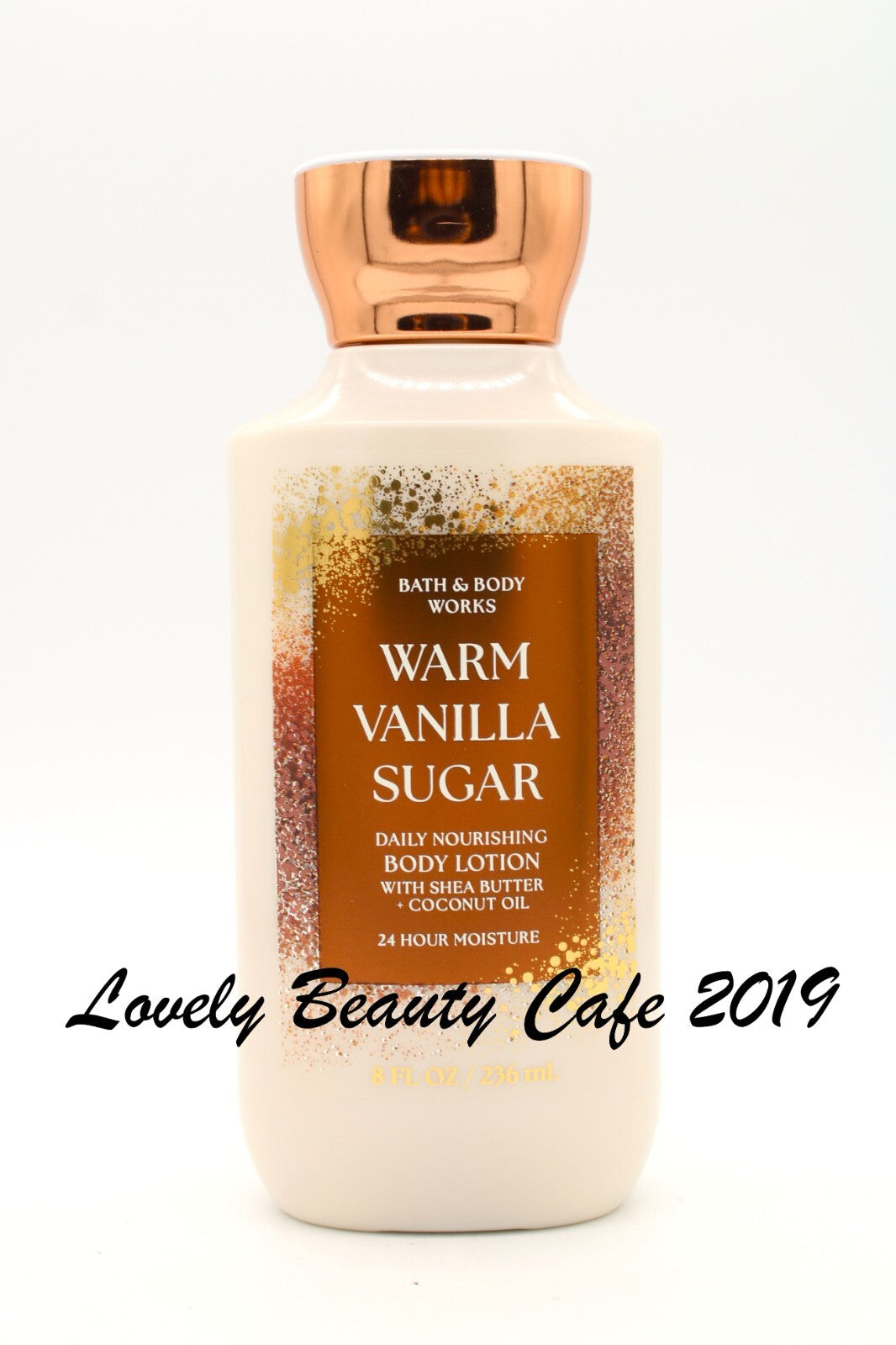 BATH & BODY WORKS / WARM VANILLA SUGAR DAILY NOURISHING LOTION 8 FL OZ