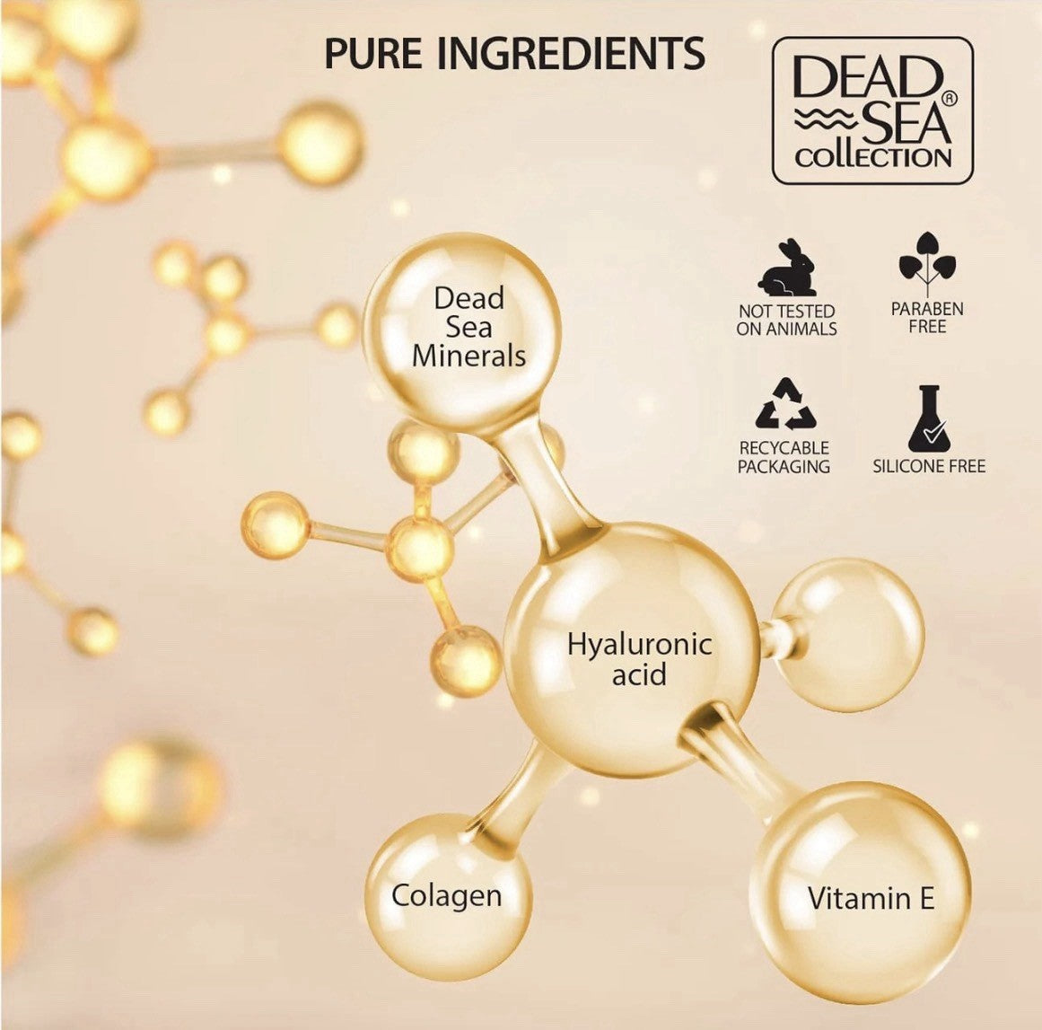 Dead Sea Collection Hyaluronic Acid Anti-Aging Day & Night Cream Set - 1.69 oz Each