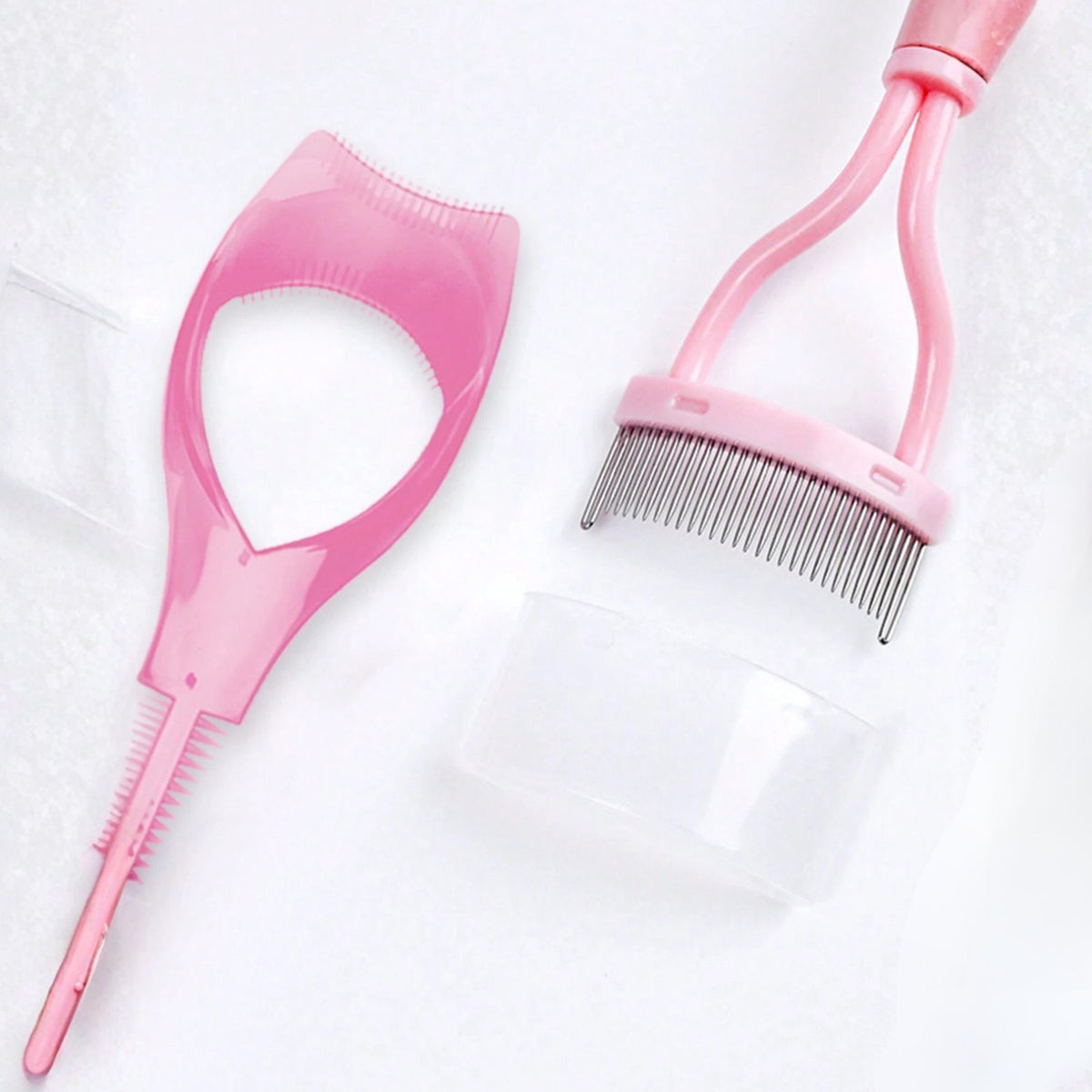 Mascara Shield & Lash Comb Set - Eyelash Application & Makeup Tools