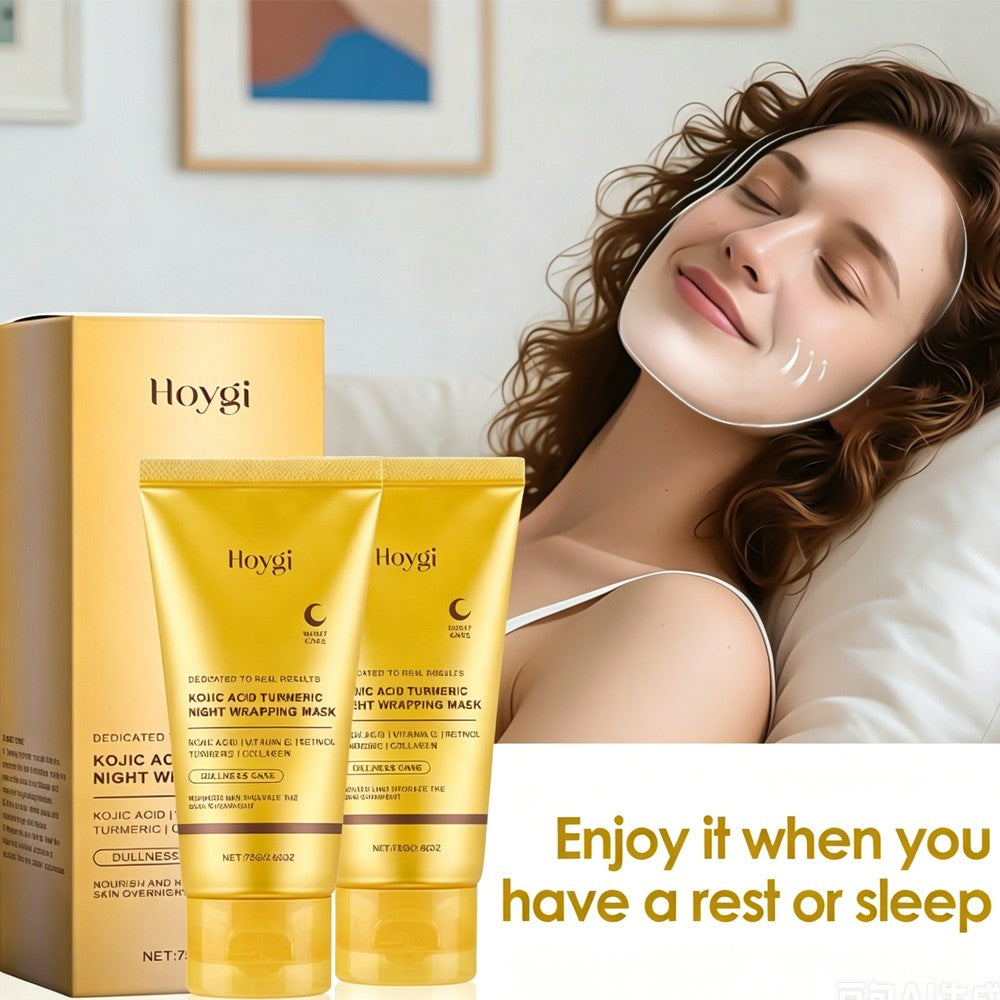 Kojic Acid Turmeric Overnight Peel-Off Mask - 2 Pack