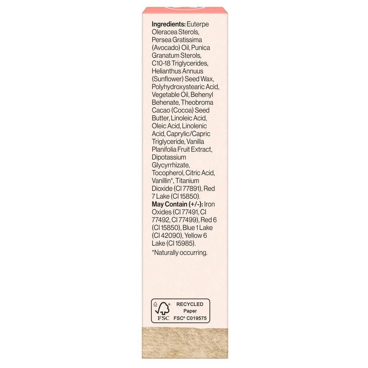 Vegan Tinted Lip Balm with Moisturizing Avocado & Antioxidants - Fruit Punch