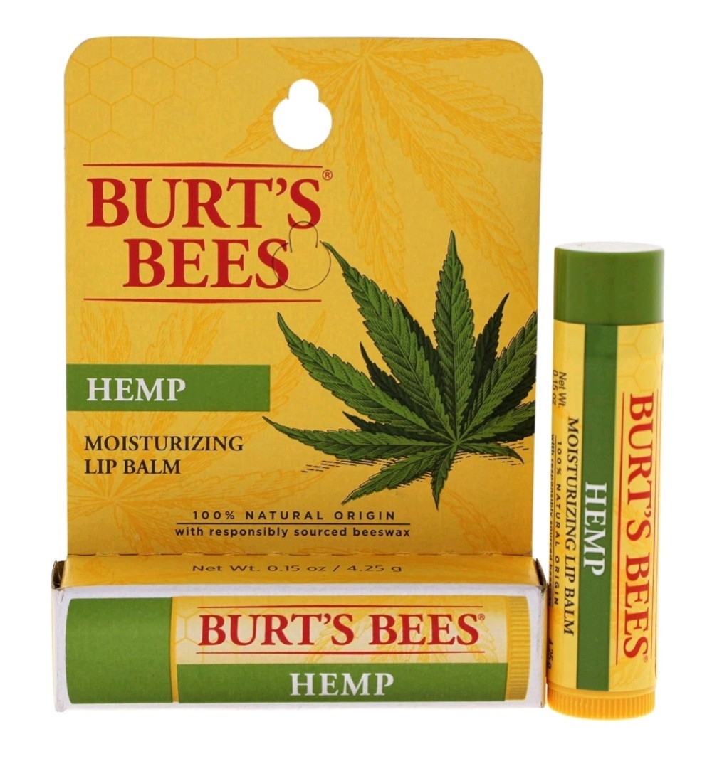 6 Pack Hemp Moisturizing Lip Balm Set - Burt's Bees 0.15 oz Each