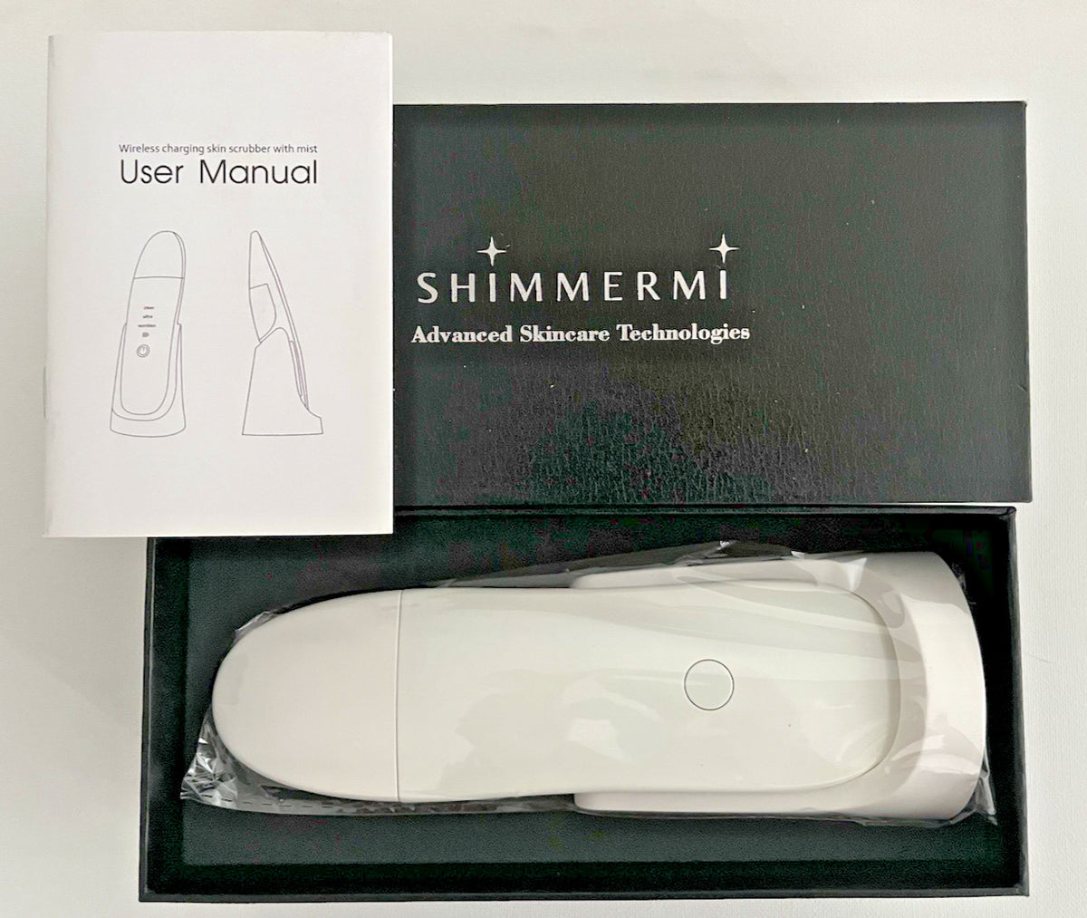 Ultrasonic Skin Scrubber Facial Pore Cleansing Tool - Rechargeable & Portable