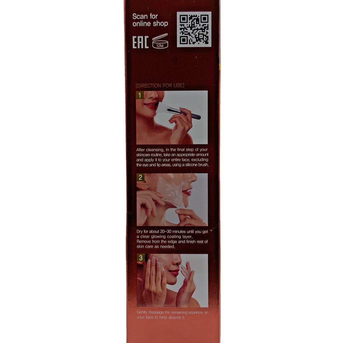 Ginseng Collagen Wrapping Mask - 2 Pack with Brush