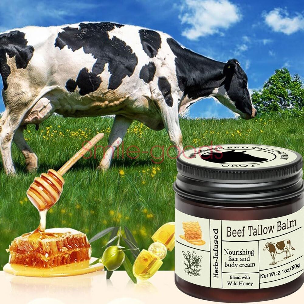 Organic Grass-Fed Beef Tallow Balm - Face & Body Moisturizer
