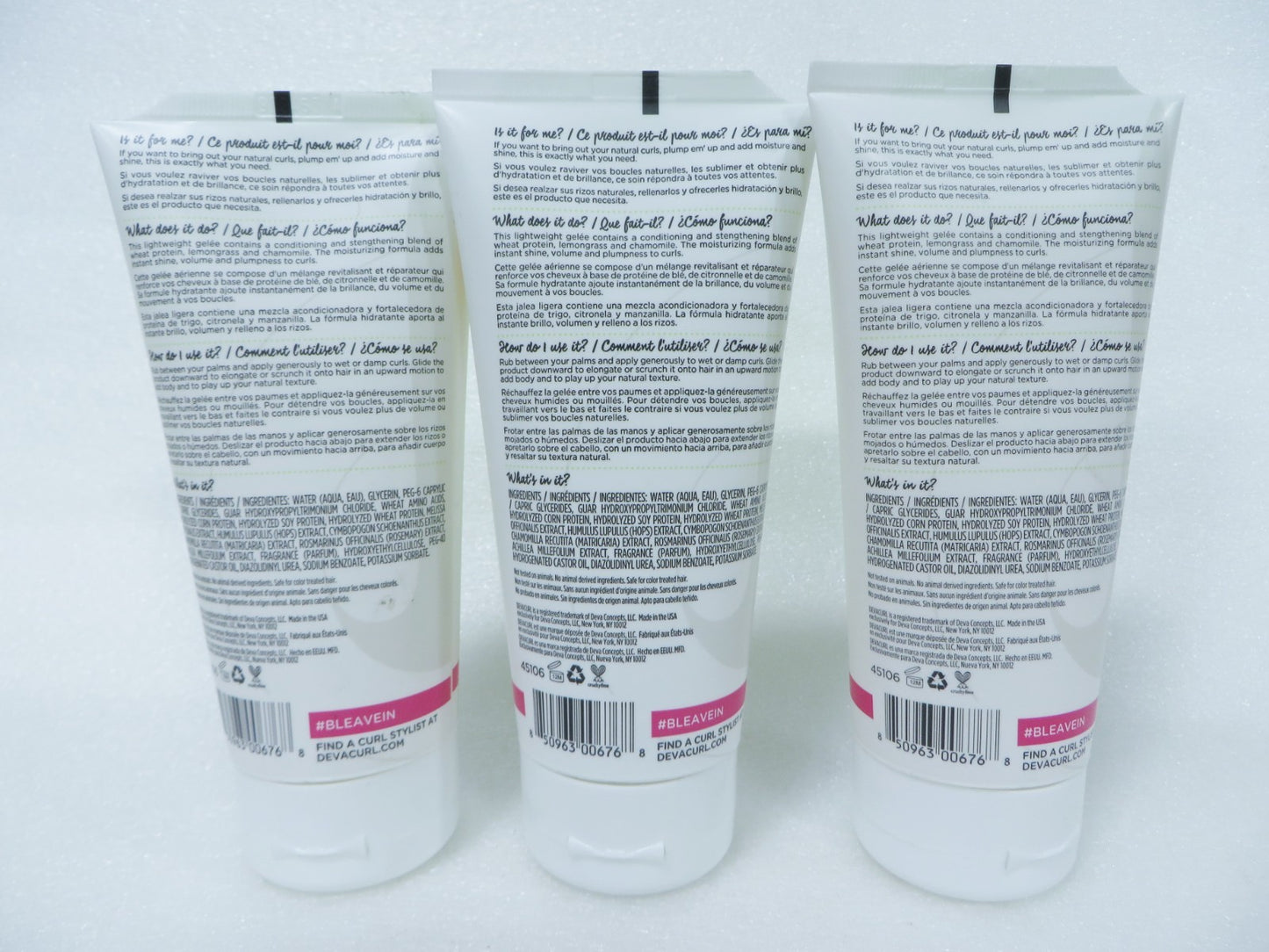 Miracle Curl Plumper Leave-In Conditioner for Curly Hair - 6 oz, Pack of 3