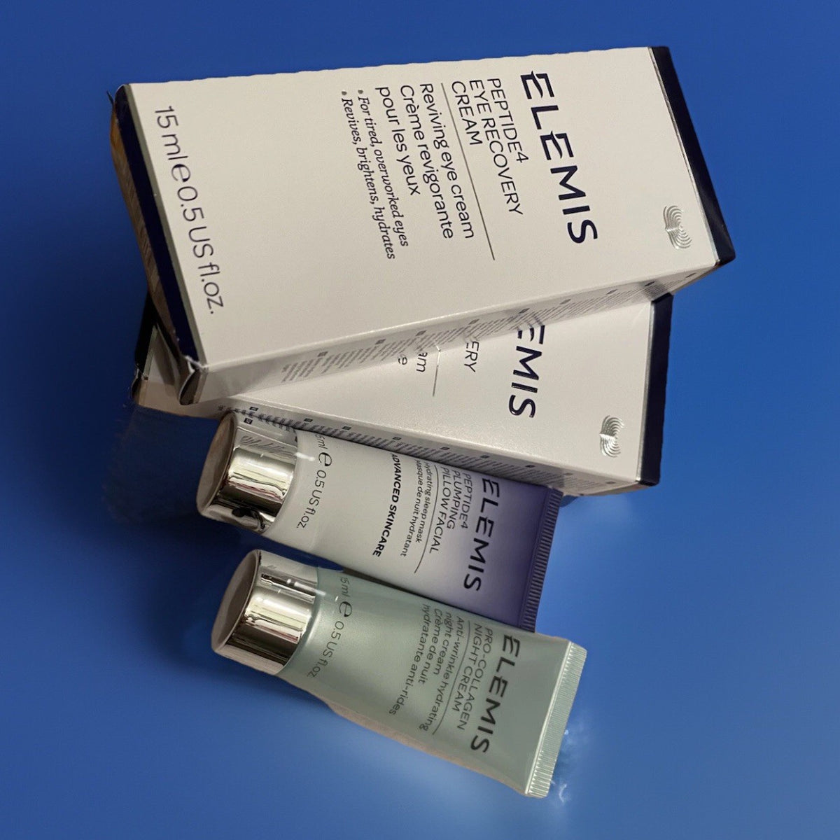 Elemis Peptide4 Eye Recovery Cream Bundle - 2 Full & 2 Travel Sizes