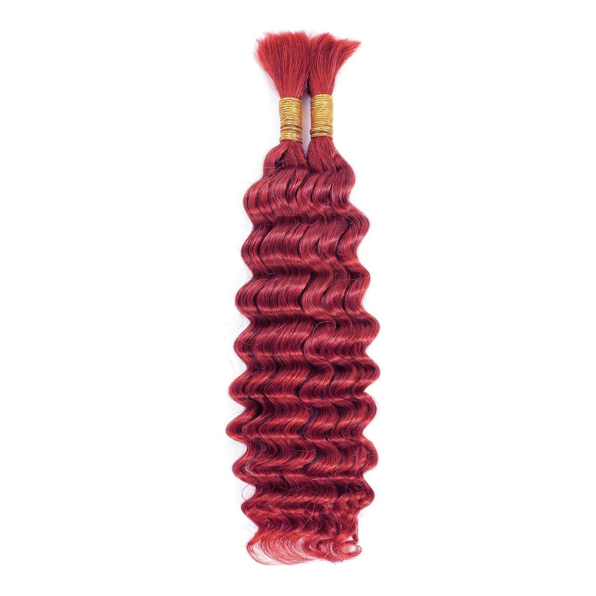 Synthetic Deep Wave Braiding Hair Bulk 18 Inch for Box Braids & Twists