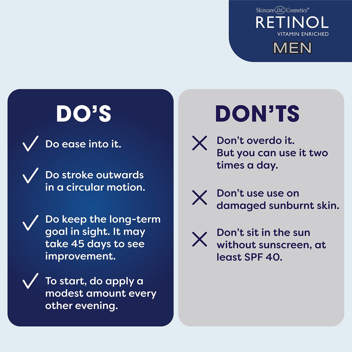 Men's Retinol Eye Cream – Anti-Aging Under Eye Treatment for Fine Lines & Dark Circles
