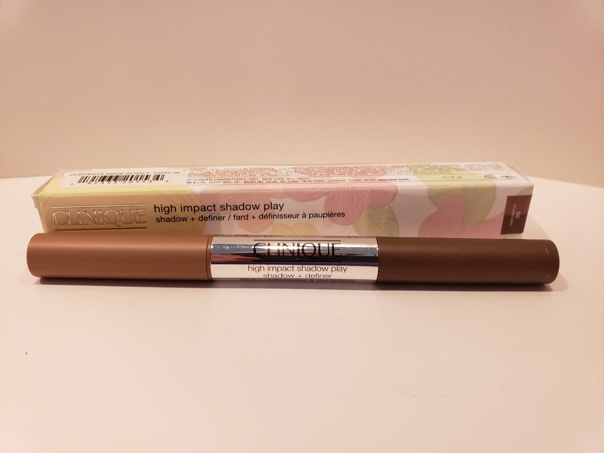 Clinique High Impact Shadow Play Eye Shadow Duo #06 Double Latte NIB